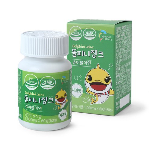 엔돌핀팩토리 돌피니징크 아연 60정, 1개 맛있게 먹은 솔직 후기 - 상품 이미지 1