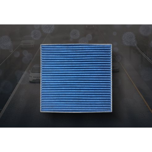 다보니 PM0.3 블루 활성탄 자동차 에어컨 필터, DK-KA4(카니발..., 2개 후기 분석 - 필터 장착 비교 이미지