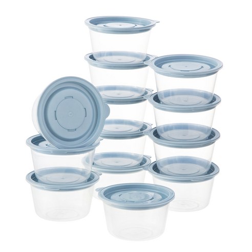 코멧 냉동밥 국용 전자레인지 밀폐용기 블루 275ml, 13개, 단품