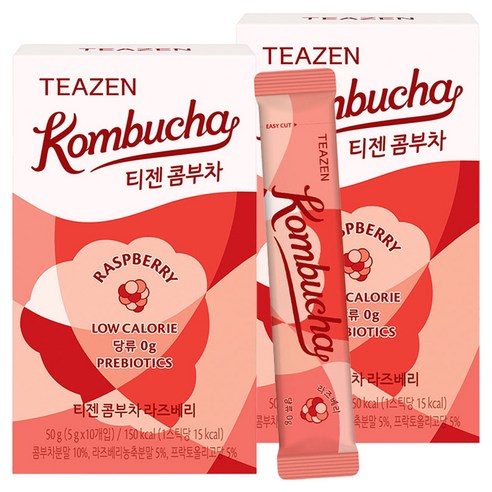 티젠 콤부차 라즈베리, 5g, 10개입, 2개