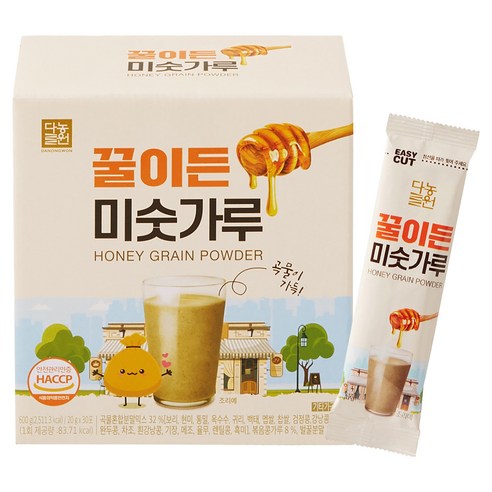 다농원 꿀이든 미숫가루 30p 600g, 1개 솔직 후기 | 실사용자 리뷰 분석 - 상품 이미지 1