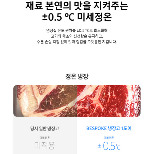 [색상선택형] 삼성전자 비스포크 409L 1도어 냉장고 키친핏 방문설치 이미지 3