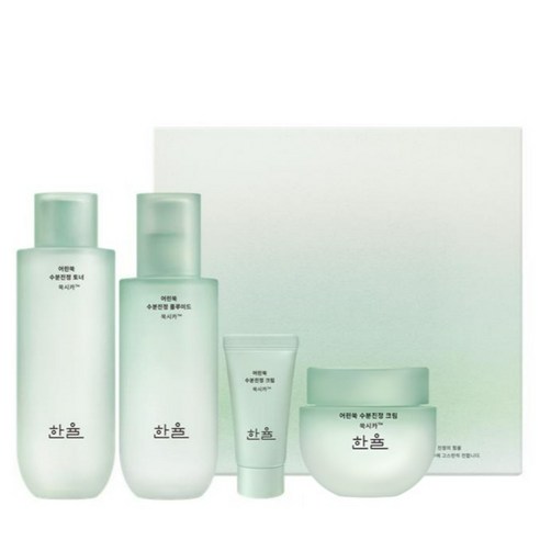 한율 어린쑥 수분진정 크림 55ml + 토너 150ml + 플루이드 12... 솔직 후기 | 피부 타입별 분석 썸네일