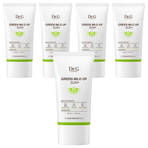 닥터지 그린 마일드 업 선 플러스 SPF50+ PA++++, 35ml, 5개