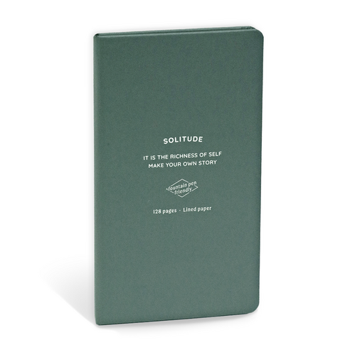 아이코닉 솔리튜드 라인 만년 핸디노트, 03 MEADOW GREY, 1개