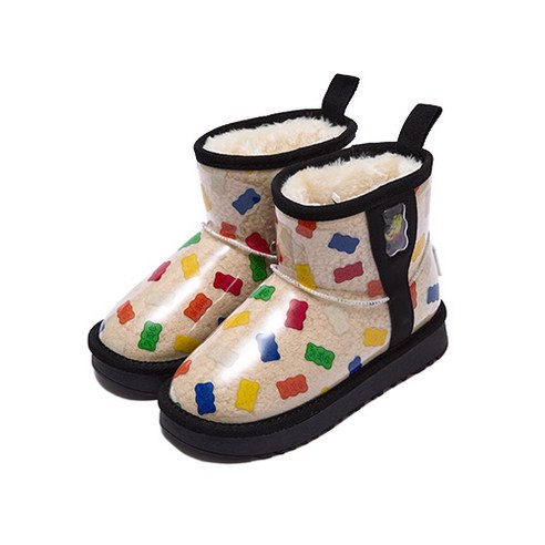 하리보 방한 젤리 팝 털 부츠 HRB-254B0002 180, 신발사이즈, BLACK, BLACK 섬네일