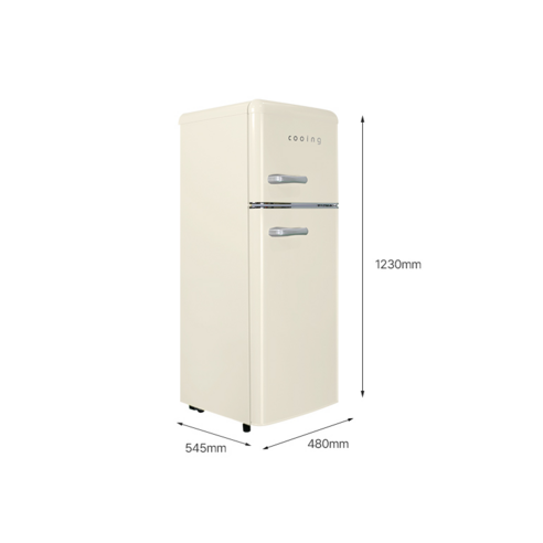 쿠잉전자 레트로 115L 2도어 냉장고 방문설치 개봉기 | 실사용 후기 - 상품 이미지 3