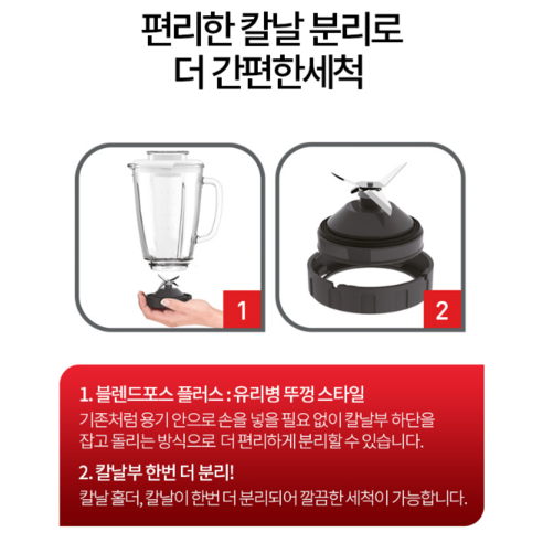 테팔 블렌드포스 플러스 글라스 믹서기