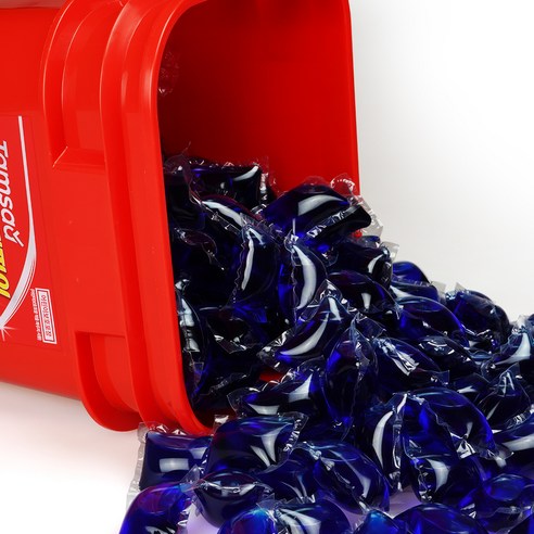 탐사 대용량 슈퍼파워 캡슐세제 효소 7종 함유 14g, 150개입, 1개 후기 분석 - 대용량 지퍼백 모습