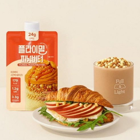 플라이밀 피넛버터 고단백 단백질 쉐이크 이미지 3