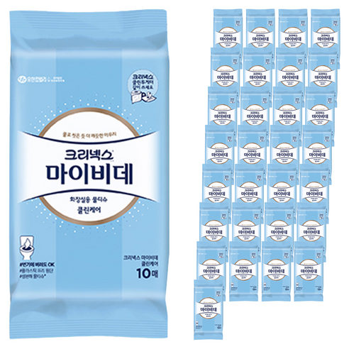 마이비데 크리넥스 클린케어 화장실용 물티슈 솔직 후기 | 실사용자 리뷰 분석 - 상품 이미지 1