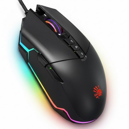 스카이디지탈 Bloody P91s RGB 게이밍마우스, P91, 혼합색상
