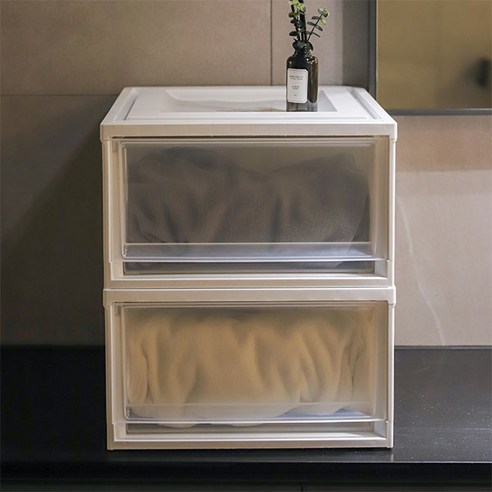 아이리스 시스템 수납박스 슬라이딩 서랍장 BC-500 후기 분석 - 후면 지지대 상세