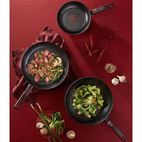 테팔 인덕션 티타늄 1X 스테인리스 스틸 트렌디쿡 프라이팬 후기 분석 - 하단 상세컷