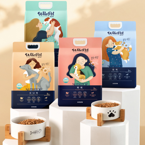 윌로펫 시니어 강아지 뉴트리탑 소프트사료 후기 분석 - 시니어견 전용 영양 배합