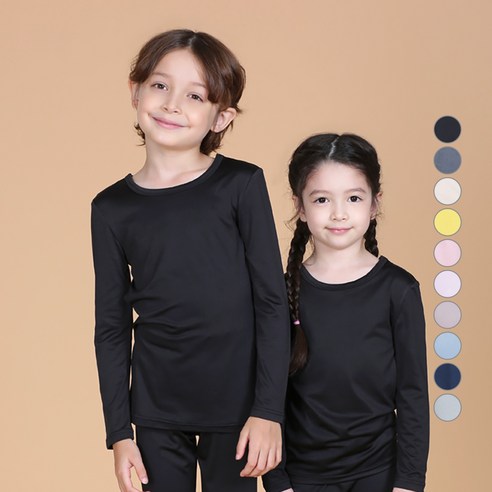 보누맘 아동용 웜히트텍 발열 실내복 상하세트