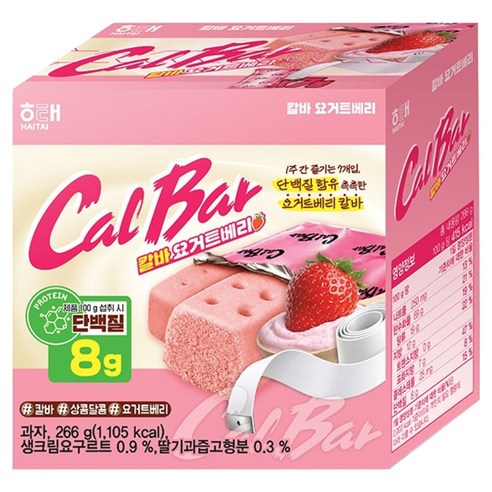 해태제과 칼로리바란스 요거트베리 7p, 266g, 1개