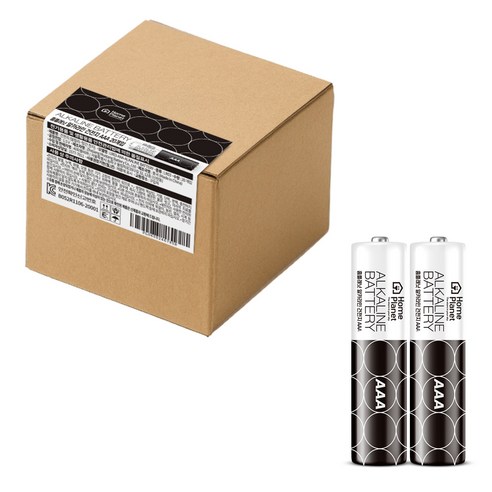 홈플래닛 알카라인 AAA건전지, 20개입, 1개