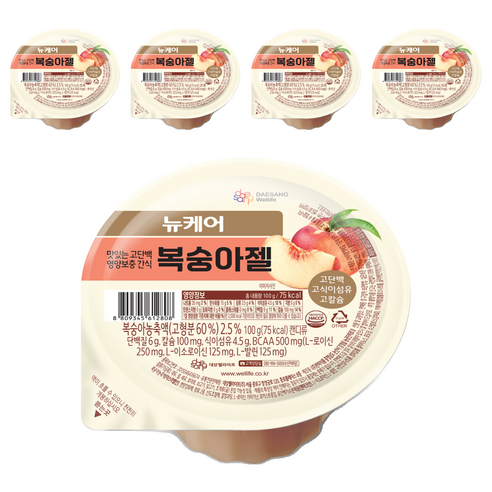뉴케어 복숭아젤 100g, 5개 솔직 후기 | 실사용자 리뷰 분석 썸네일