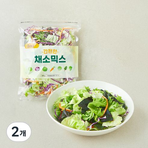 팜에이트 간편한 채소믹스, 500g, 2개, 1개입