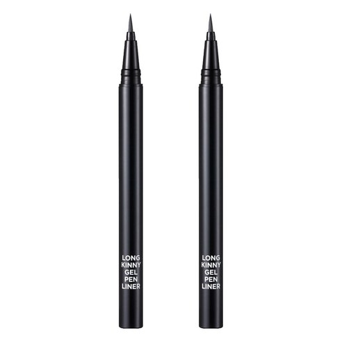 토니모리 퍼펙트 아이즈 롱키니 젤 펜라이너 0.6g, 1호 젤블랙, 2개