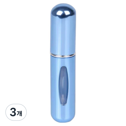 라비럭스 퍼퓸 리필 향수공병 5ml, 3개, 블루