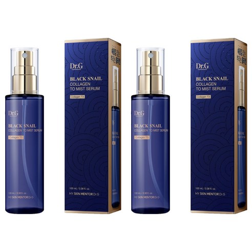 닥터지 블랙 스네일 콜라겐 투 미스트 세럼, 100ml, 2개