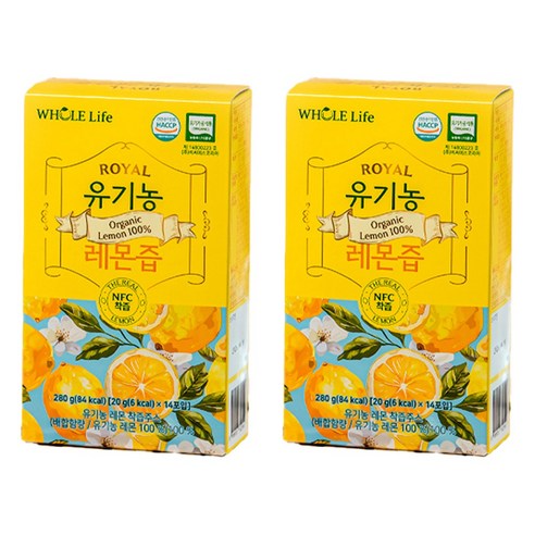 WHOLELIFE 유기농 레몬즙 14p 280g, 2개 실사용 후기 | 효과 있을까? - 상품 이미지 1