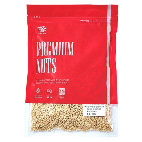 다다모마켓 볶음 땅콩 분태 1/8, 500g, 1개