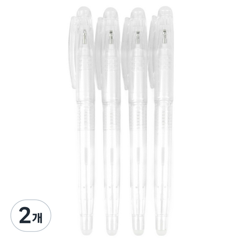소잉바이핸드 아이롱펜 1mm 4p, 화이트, 2개