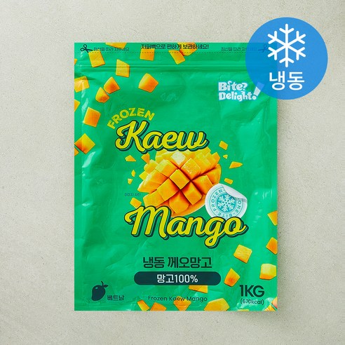 Bite?Delight! 께오망고 (냉동), 1개, 1kg