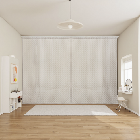 코멧 방한 누빔 커튼으로 따뜻하고 아늑한 겨울을 완성하세요!