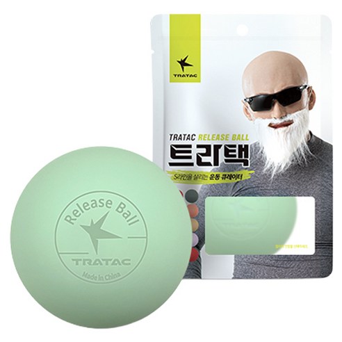 트라택 릴리즈 마사지볼 기본형, 민트리프, 1개