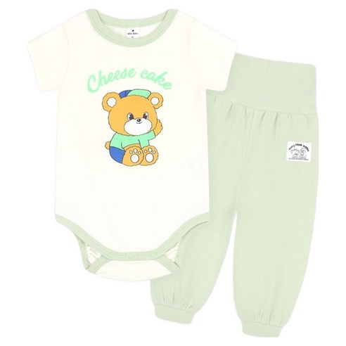 MilkBaby 원더랜드 바디수트 + 배앓이 팬츠 세트