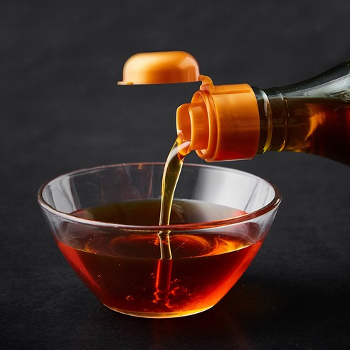 옛간 참기름, 350ml, 1개 후기 분석 - 투명한 기름 상태 확인