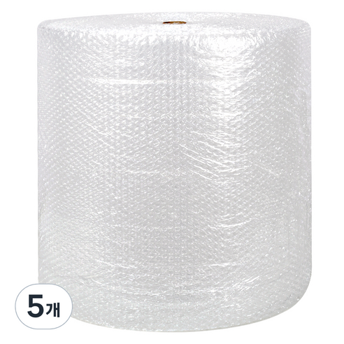 코멧 국내생산 뽁뽁이 에어캡 50cm x 50m, 반투명, 5개