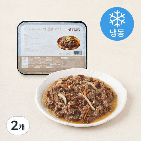 한촌설렁탕 한촌 양념 소불고기 (냉동), 500g, 2개