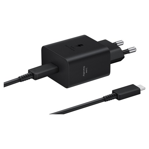 삼성전자 45W PD 초고속 충전기 절전형 + USB C to C 케이블 1.8m 세트 이미지 2