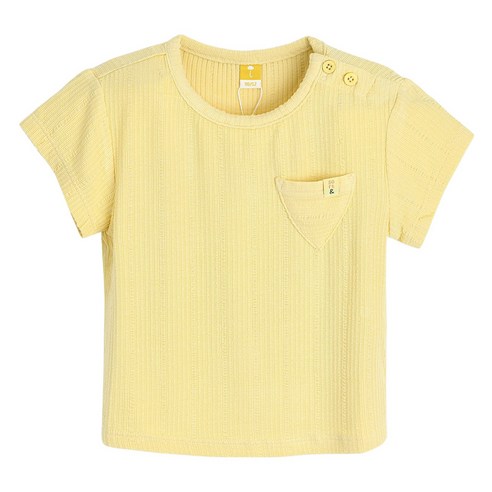 모이몰른 유아용 SOFT 포켓 골지 반팔 티셔츠 M242TSB91P
