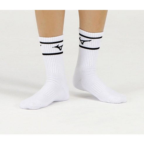 미즈노 라이너 더블 쿠션 크루 양말 후기 분석 - 바닥 조직감