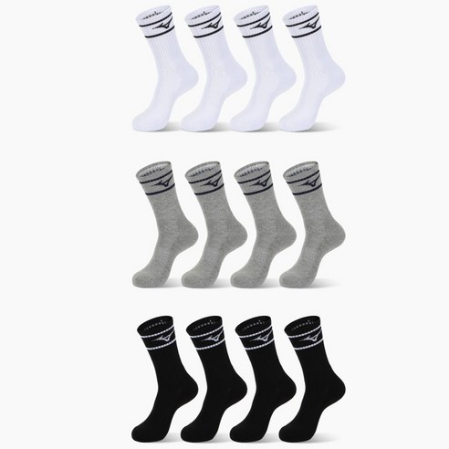 미즈노 라이너 더블 쿠션 크루 양말 후기 분석 - 뒤꿈치 마감