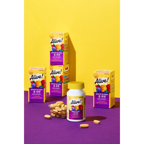 얼라이브 원스데일리 포 우먼 멀티비타민 30정, 1개 맛있게 먹은 솔직 후기 - 상품 이미지 4