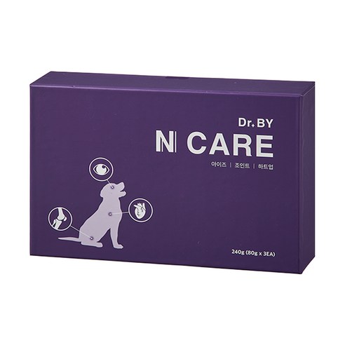 닥터바이 강아지 N케어 아이즈 조인트 하트업 영양제 3종 선물세트, 70정, 종합영양제, 1세트