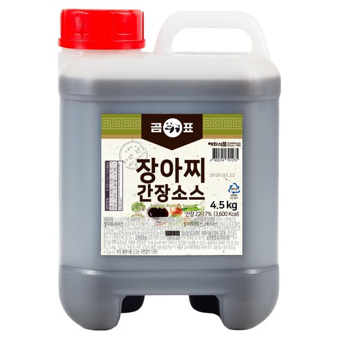 Gompyo 장아찌 간장소스, 4.6kg, 1개