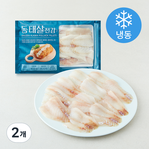 the 푸짐한 손질 정성껏 동태살 전감 (냉동), 2개, 400g