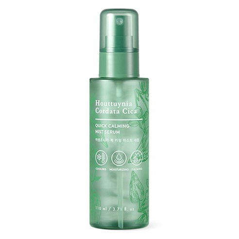 Tonimori Eoseongcho Sika Kwik Kaming Mist Serum , 110 ml, 1 Pack (토니모리 어성초 시카 퀵 카밍 미스트 세럼, 110ml, 1개)