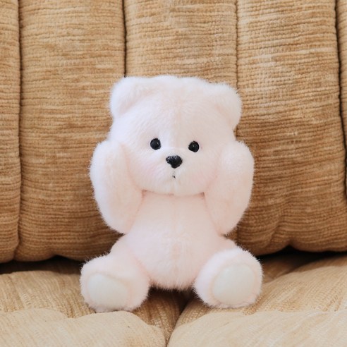테디테일즈 레나베어 인형 XS, 15cm, 베이비 핑크, 1개