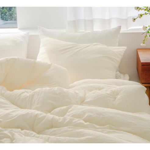 그래이불의 몽글몽글한 마이크로 워싱 모달 차렵이불로 사계절 내내 편안함을 누리세요.