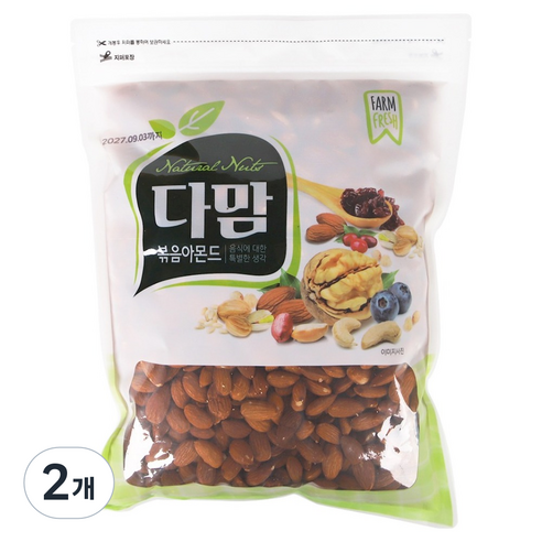 다맘 볶음아몬드, 1kg, 2개