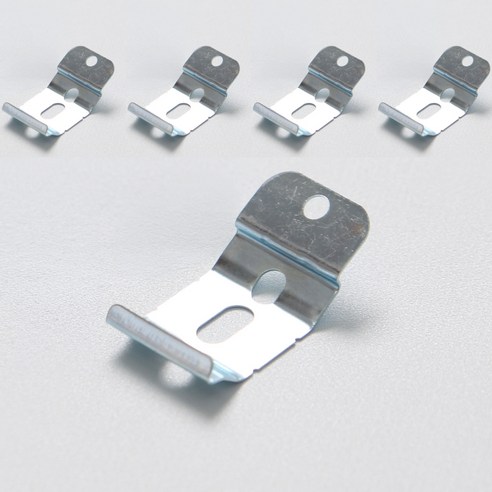 세류홈 브라켓 스냅 2.7cm, 실버, 5개